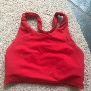 Lululemon red sports bra